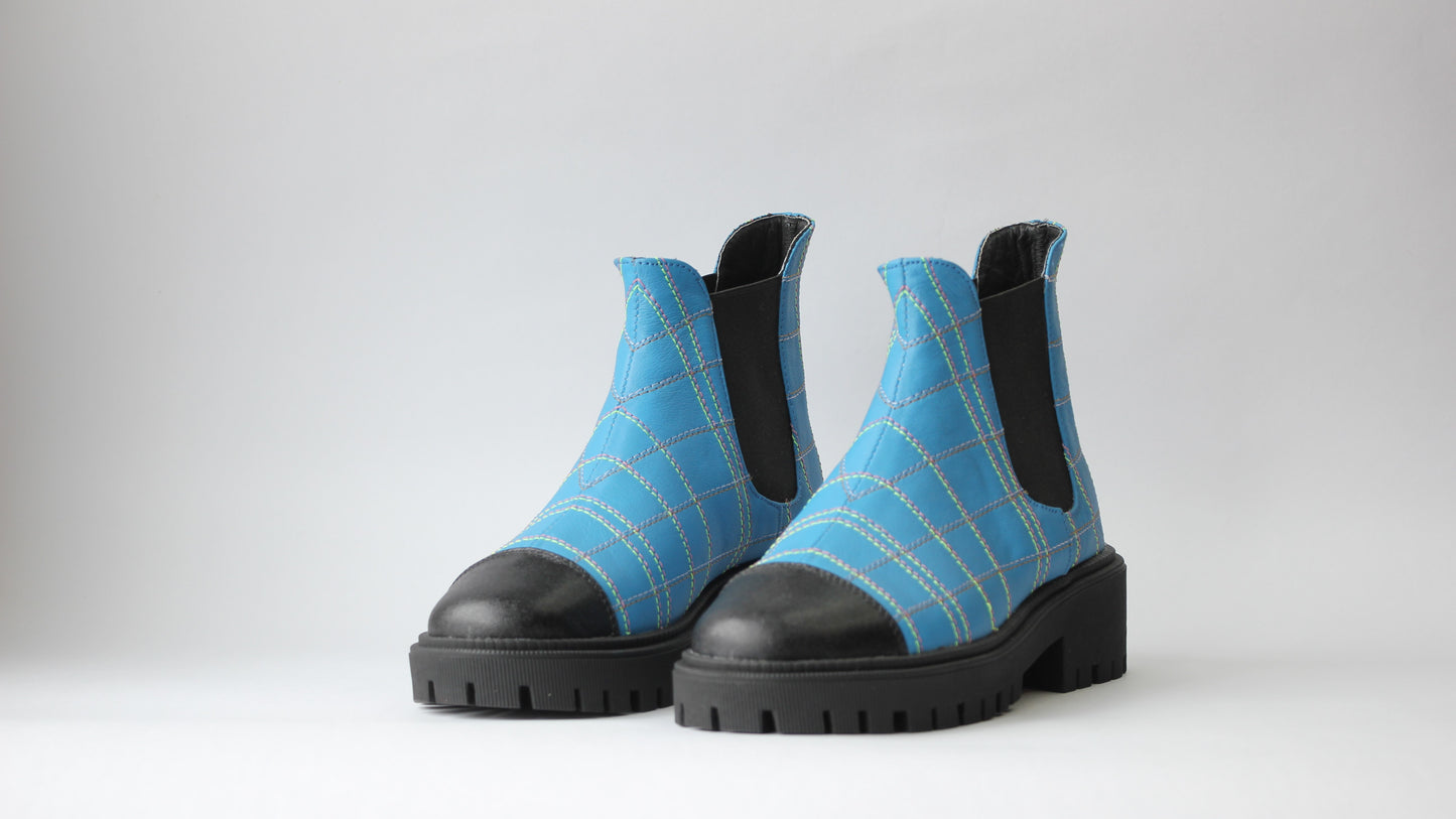 Bota chunky Azul